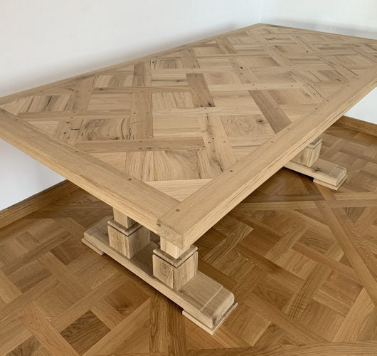 French parquet table