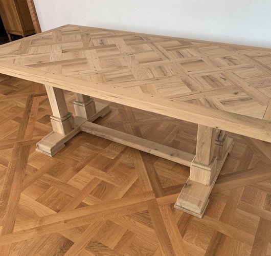 French parquet table